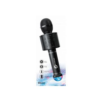 N-Gear mikrofon Sing Mic S20L, mikrofon i BlueTooth zvučnik + usb disco kug, crn