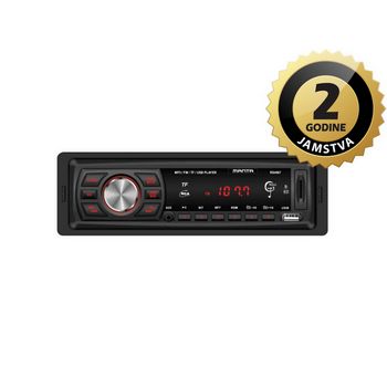 MANTA auto radio RS4507, BlueTooth, MP3, SD, USB, 4x10W, ISO, Handsfree