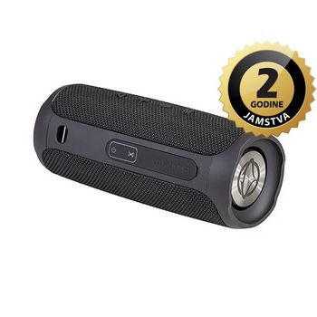 MANTA zvučnik Bluetooth, 10W RMS, FM radio, Handsfree, baterija, crni SPK130GO