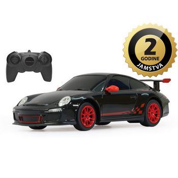 Jamara auto na daljinsko upravljanje DELUX Porsche GT3 RS, crni 1:24