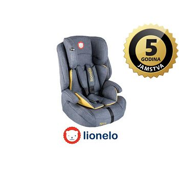 Lionelo autosjedalica Nico, odvojivi booster, 9-36Kg, žuta, 5g JAMSTVA