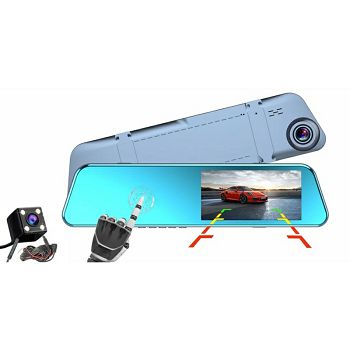 MANTA video kamera za auto naprijed + straga, srednji retrovizor, 760px DVR201H