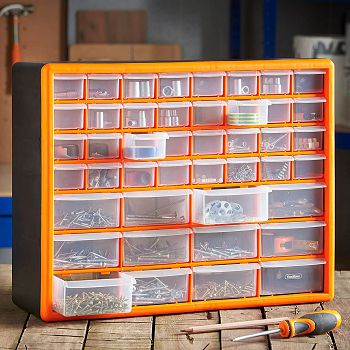 VonHaus 44-piece organizer 16x50x39cm