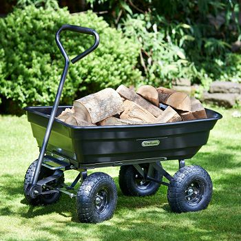 VonHaus 75L garden cart