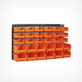 VonHaus wall organizer with 30 drawers