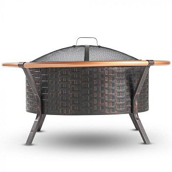 Vonhaus garden fireplace copper round