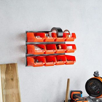 VonHaus wall organizer 15 parts