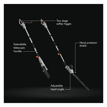 VonHaus electric chainsaw and scissors for shrubs