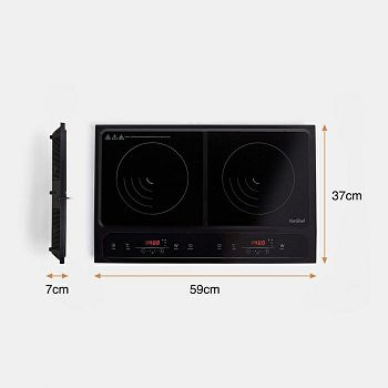 VonShef digital double induction hob