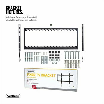 VonHaus 60-100 '' fixed TV wall mount up to 100kg