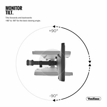 VonHaus single desktop monitor holder (13-32 '')