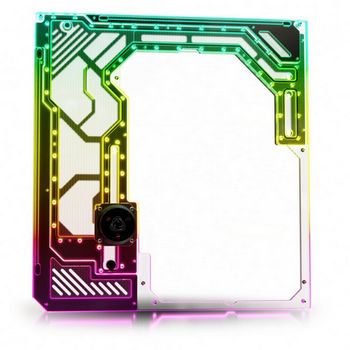 Singularity Computer Spectre 4 Aevum Dual Loop Side Panel Acrylic Clear/schwarz-SC-SPEC4-AEV-DLSP