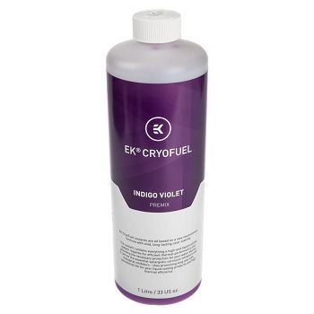 EK Water Blocks EK-CryoFuel Premix, Indigo Violet - 1000ml 3831109810415