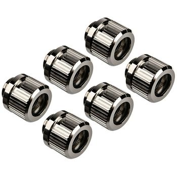 EK Water Blocks EK-Quantum Torque HDC 12 - 6er-Pack, silber 3831109824382
