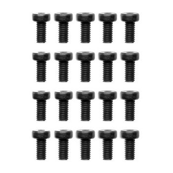 EK Water Blocks EK-Loop Hex Key screw set M4 x 8 mm, 20 pieces - black 3831109900833