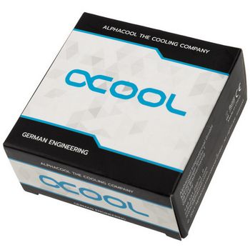 Alphacool Eiszapfen Adapter 90 Grad G1/4 Zoll AG auf G1/4 Zoll IG - drehbar, chrome silber 17249