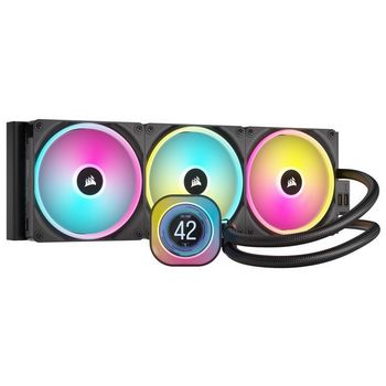 Corsair iCUE LINK H170i RGB LCD complete water cooling - 420 mm, black-CW-9061009-WW