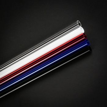 Bitspower Crystal Link Tube 12/10mm, Länge 500mm - schwarz BP-NCCLT12ACBK-L500