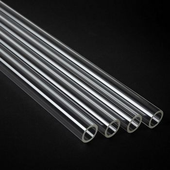 Alphacool Eisrohr 13/10mm Hard-Tube Acryl (PMMA) - klar, 80cm ( 4er-Set) 18440