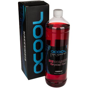 Alphacool Eiswasser Crystal Red, 1000ml Fertiggemisch - rot 18549