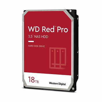 WD hard drive 18TB SATA3, 6Gb / s, 7200, 512MB RED PRO