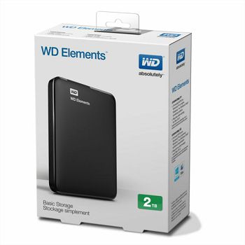 WD ELEMENTS 2TB external drive USB 3.0 2.5 "