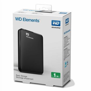 WD Elements 2.5 "1TB external drive, USB 3.0