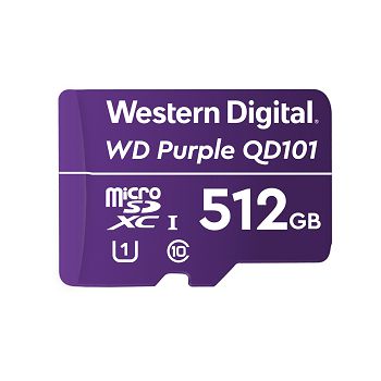 WD 512GB Purple microSD Card Ultra