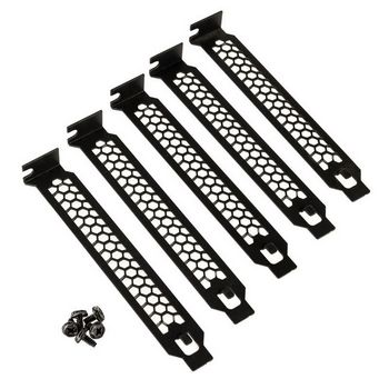 Kolink PCI slot covers - 5 pieces, black KL-PCI-5