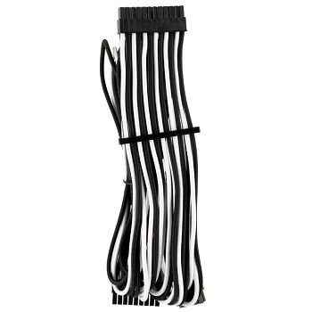 Corsair Premium Sleeved 24-Pin-ATX-Kabel (Gen 4) - weiß/schwarz CP-8920234