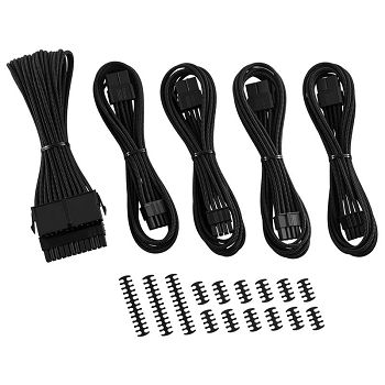 CableMod Classic ModMesh Cable Extension Kit - 8+8 Series - black CM-CAB-CKIT-N88KK-R