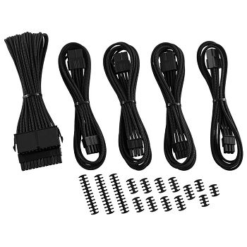 CableMod Classic ModMesh Cable Extension Kit - 8+6 Series - schwarz CM-CAB-CKIT-N86KK-R