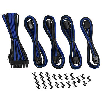CableMod Classic ModMesh Cable Extension Kit - 8+6 Series - schwarz/blau CM-CAB-CKIT-N86KKB-R