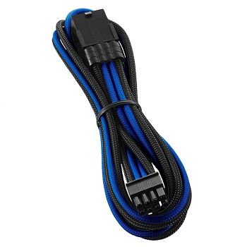 CableMod PRO ModMesh 8-Pin PCIe Verlängerung - 45cm, schwarz/blau CM-PCAB-8PCI-N45KKB-3PK-R