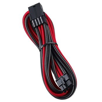 CableMod PRO ModMesh 8-Pin PCIe Verlängerung - 45cm, carbon/rot CM-PCAB-8PCI-N45KCR-3PK-R