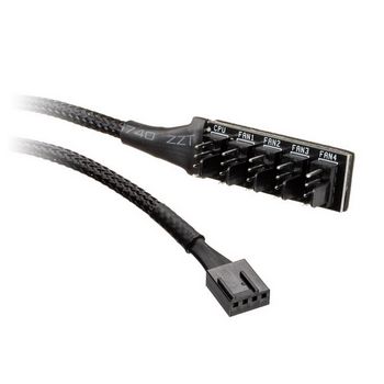 Akasa FLEXA FP5H PWM Splitter Hub - black AK-CBFA08-30BK