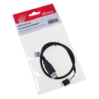 Akasa Externes zu Internes USB Kabel - 40 cm EXUSBIE-40
