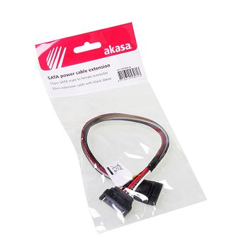 Akasa SATA Stromverlängerung - 30cm AK-CBPW04-30