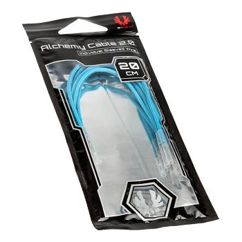 BitFenix Alchemy 2.0 PSU Cable, 5x 20cm - hellblau BFX-ALC-20CMLSB-RP