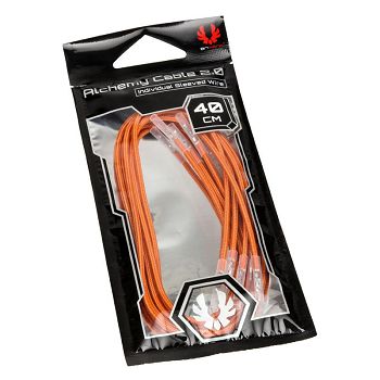 BitFenix Alchemy 2.0 PSU Cable, 5x 40cm - orange BFX-ALC-40CMLO-RP