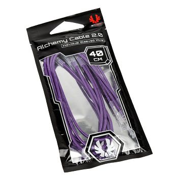 BitFenix Alchemy 2.0 PSU Cable, 5x 40cm - lila BFX-ALC-40CMLP-RP