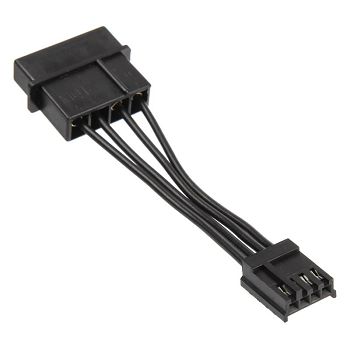 Kolink Adapter-Stromkabel von 4-Pol-Molex auf Floppy - schwarz, 5cm KL-AC-MF01