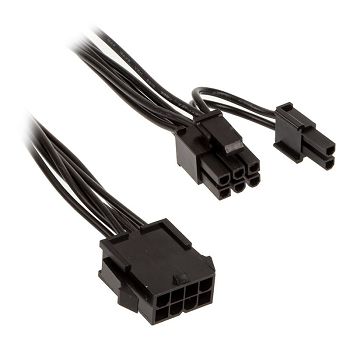 Kolink Adapter 4+4-Pin CPU auf 6+2-Pin-PCIe, schwarz ZUAD-894