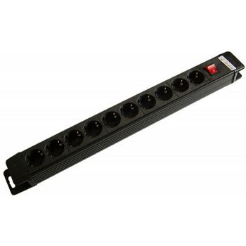 Brennenstuhl Premium power strip 10-fold - black 1951100100