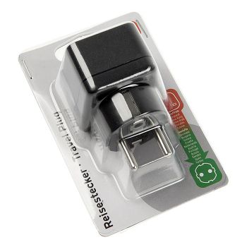 Brennenstuhl Travel Adapter UK socket to DE plug - black 1508530