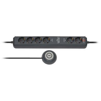 Brennenstuhl Eco-Line Comfort Switch Plus power strip, 6-way - anthracite 1159560516