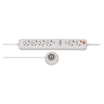 Brennenstuhl Eco-Line Comfort Switch Plus power strip, 6-way - white 1159560216