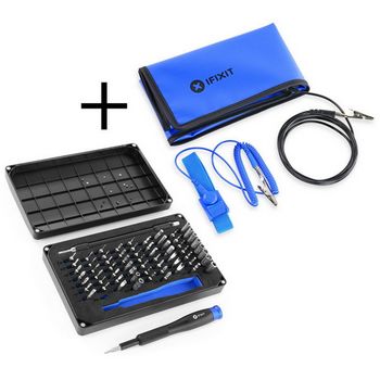 iFixit Mako 64 Bit Driver Kit, Schraubendreher +  faltbare Antistatik-Matte-ZUBU-059