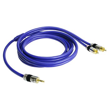 InLine RCA/jack cable, 2x RCA to 3.5mm jack - 2m 89939P