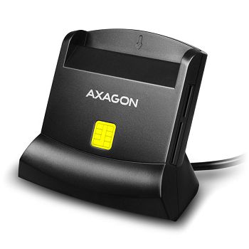 AXAGON CRE-SM2 USB Smart Card und SD/microSD/SIM Card Reader - USB 2.0 CRE-SM2